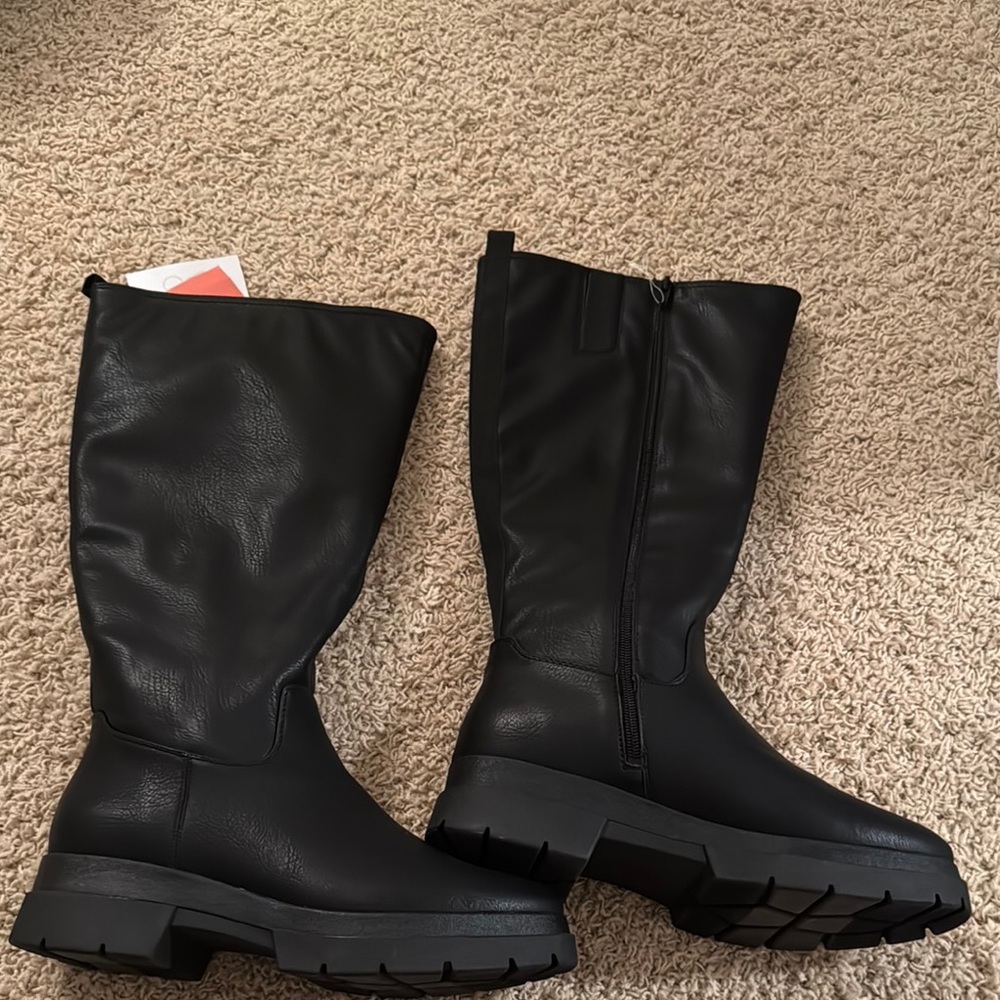 Naturalizer Soul Orchid Wide Calf Boots NWT